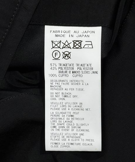 2024SS yohji yamamoto pour homme ブルゾン（HS-Y02-500）