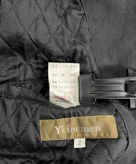 Y's for men yohji yamamoto コットンジャケット（MT-J16-049）