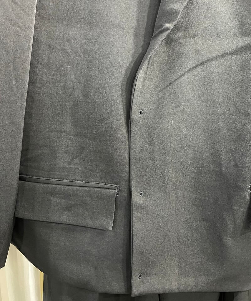 未使用 yohji yamamoto pour homme スナップ釦セットアップスーツ（H-