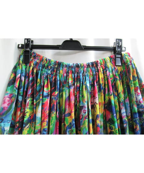 11ss yohji yamamoto femme プリントスカート（FO-T71-655）