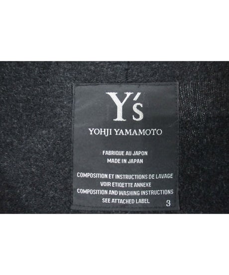 Y's yohji yamamoto 切替えデザインニットカーディガン YA-K59-873