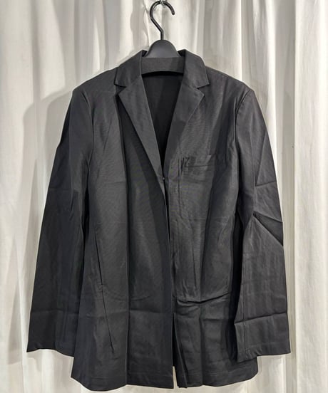 yohji yamamoto +NOIR ストライプシンプルジャケット（NU-J09-407）