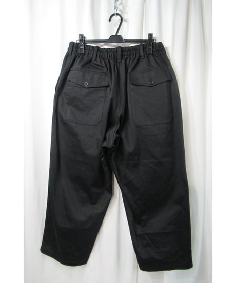 yohji yamamoto pour homme コットン ワイド テーパードパンツ（HR-P75-030）