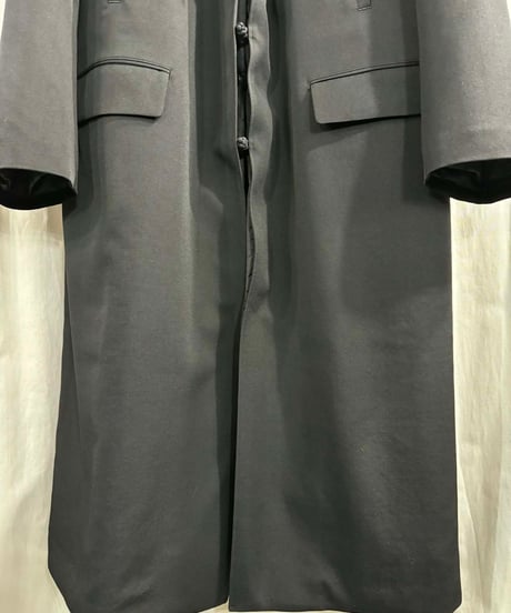新品 2025AW yohji yamamoto pour homme ライナー付きスタンドカラーロングジャケット（HL-J12-835）