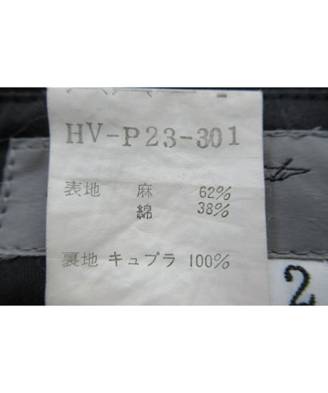 09ss yohji yamamoto pour homme バックフラップポケットデザイン テーパードパンツ（HV-P23-301）