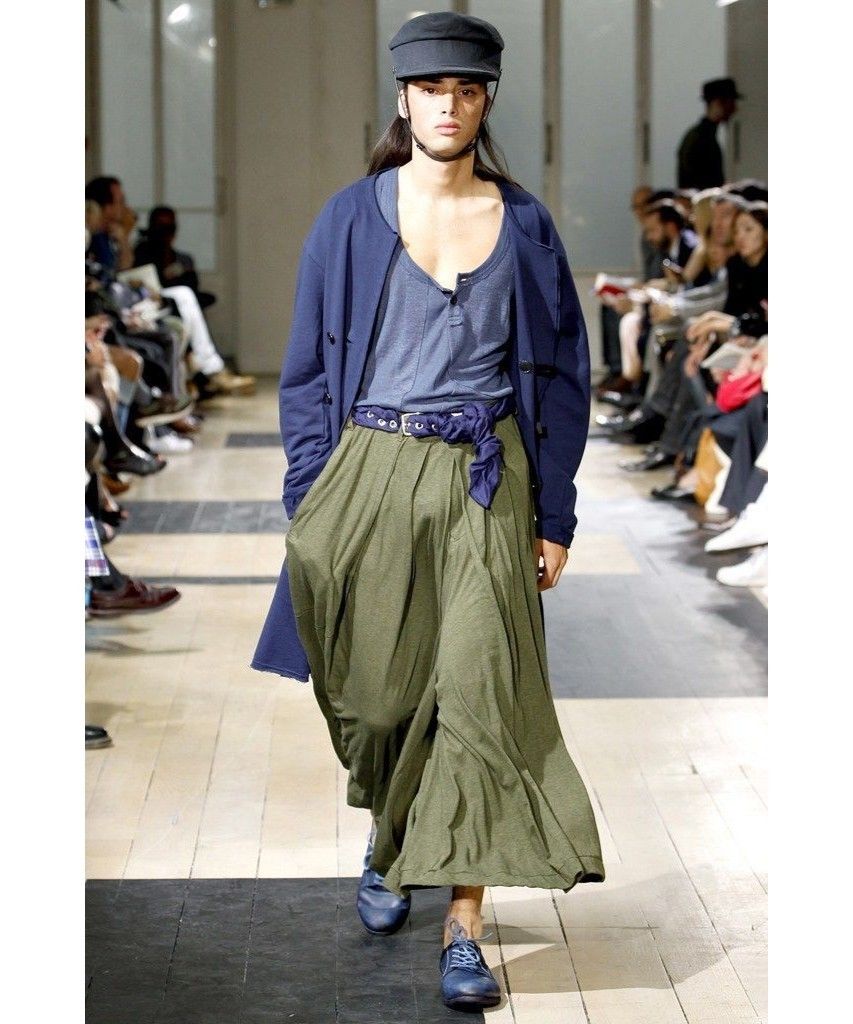 12ss Yohji Yamamoto POURHOMME カバーパンツ袴パンツ 12ss yohji yamamoto pour homme コットン袴パンツ | LA GR