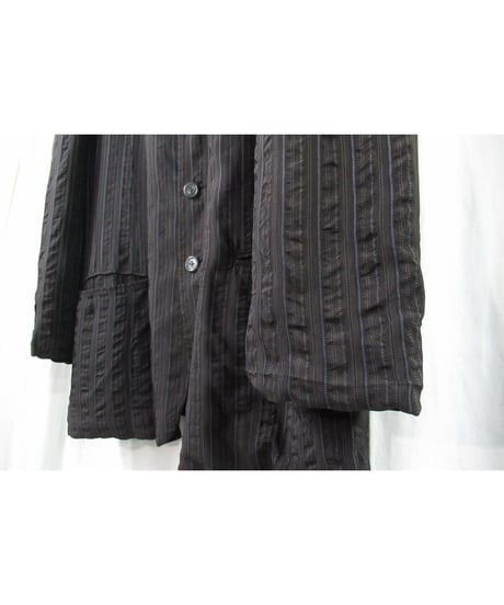 97ss yohji yamamoto pour homme vintage ストライプデザインジャケット（HU-J11-213）