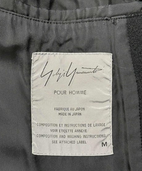 難あり 1996AW yohji yamamoto pour homme vintage ウールロングコート（HG-C05-926）