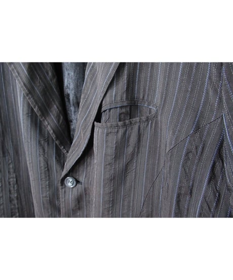 97ss yohji yamamoto pour homme vintage ストライプデザインジャケット（HU-J11-213）