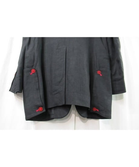 05ss yohji yamamoto pour homme 赤ボタンデザインジャケット（HY-J60-801/2）