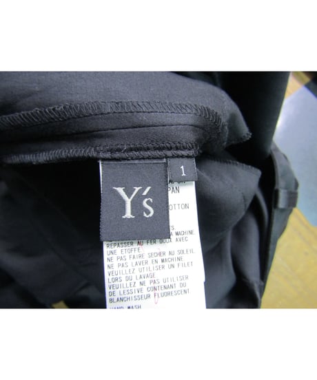 Y's yohji yamamoto 裾アシメトリーデザインスカート YC-S07-008