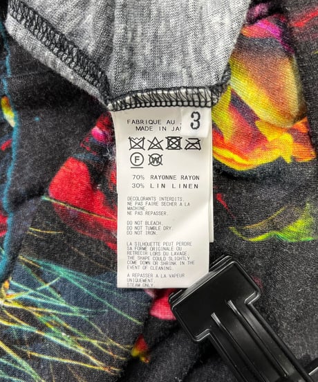2019SS BLACK Scandal yohjiyamamoto プリントロングカットソー（HH-T39-272）