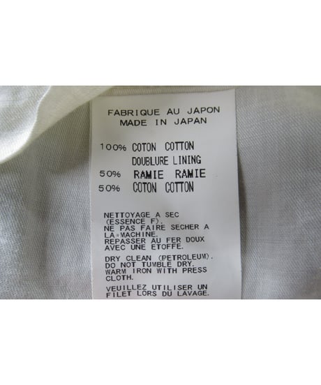 19ss yohji yamamoto pour homme パチポケットデザイン コットンジャケット（HH-J61-055）