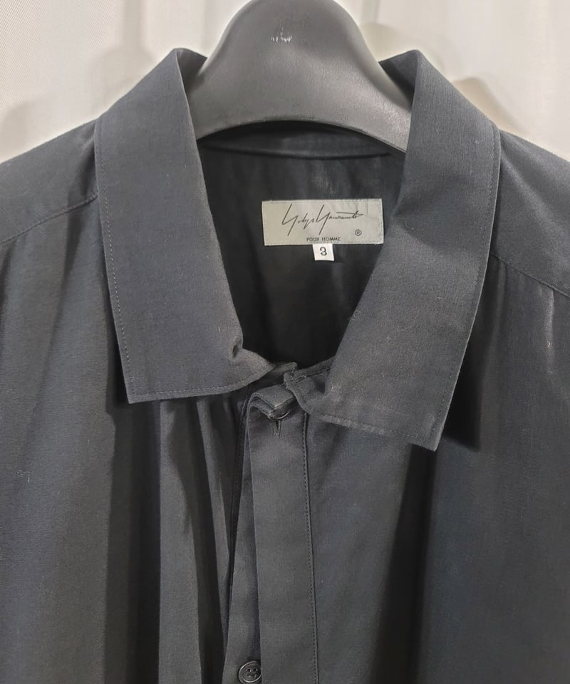 yohji yamamoto pour homme17ssレーヨンギャバブラウス yohji yamamoto pour homme17ssレーヨンギャバブラウス yohji