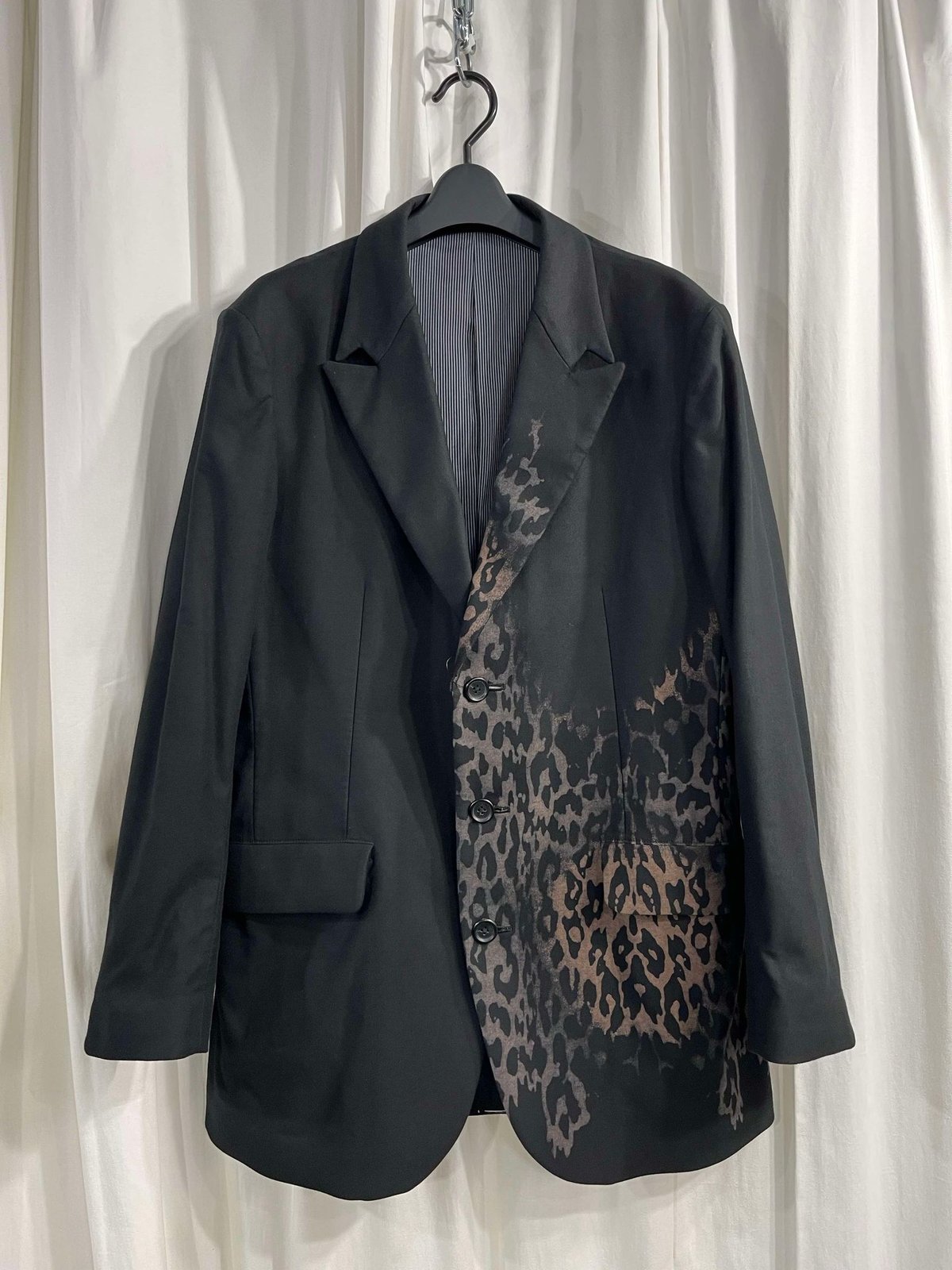 2022AW yohji yamamoto pour homme ヒョウ柄ジャケット（HE-J