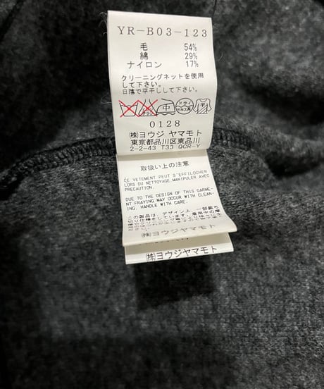 Y's yohjiyamamoto デザインブラウス（YR-B03-123）