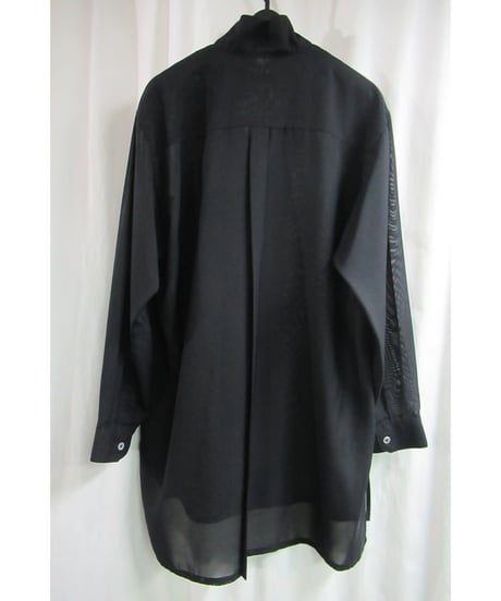 90's Y's yohji yamamoto vintage スタンドカラーシンプルブラウス YD-B04-900