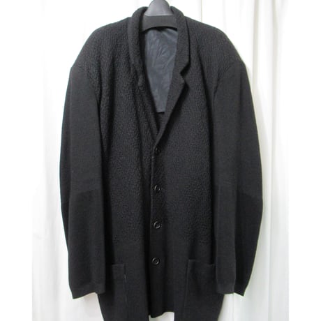 96aw Yohji Yamamoto femme ニット切り替えジャケット 切替えデザイン | STORES