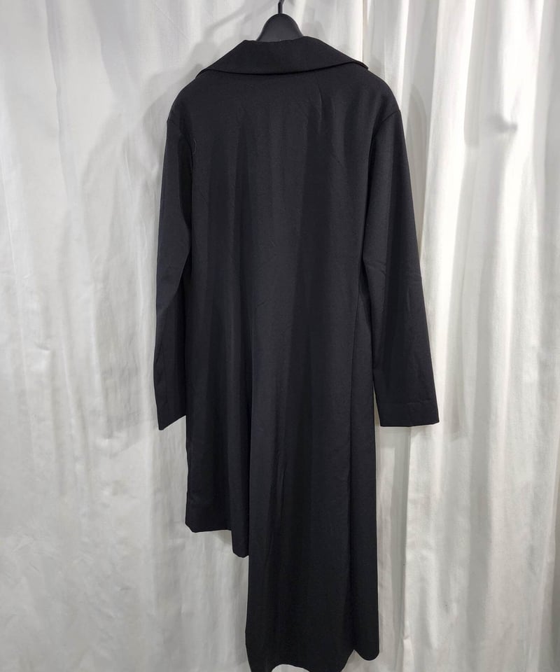 2017aw yohji yamamoto femme 黒 アシンメトリーロングジャケット （