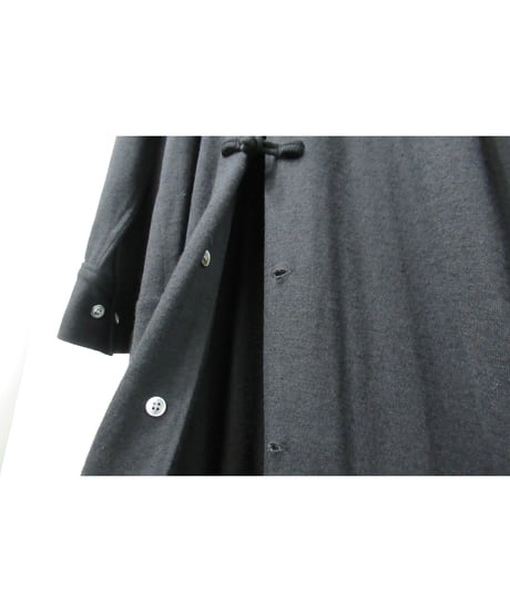 96aw yohji yamamoto pour homme vintage チャイナ釦デザイン ロングワンピース（HG-T55-961）
