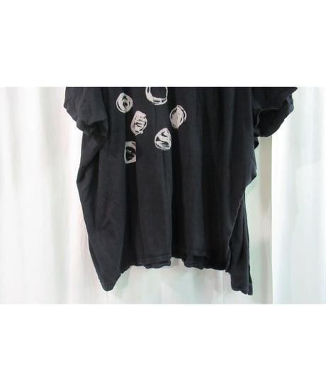 19ss BLACK Scandal yohji yamamoto +noir  抜染デザインカットソー NH-T18-086