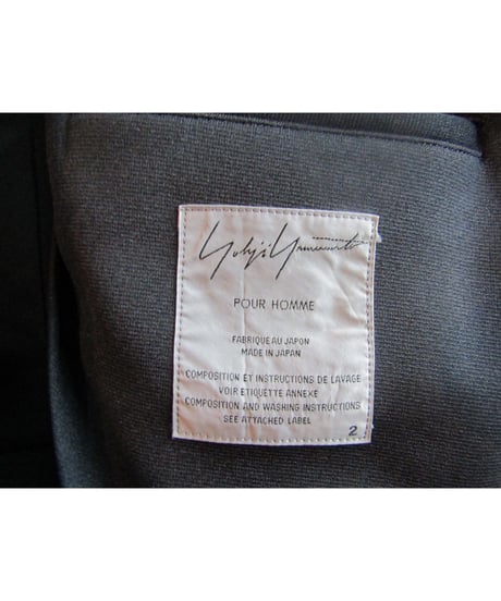 yohji yamamoto pour homme バイヤスデザインジャケット HQ-J58-900