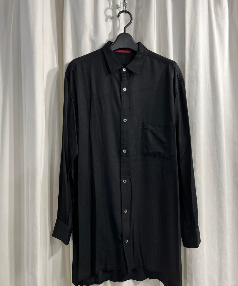 Y,s for men YOHJI YAMAMOTO赤タグ 長袖シャツ ブラウン Y,s for men YOHJI YAMAMOTO赤タグ 長袖シャツ ブラウン Y,s for men