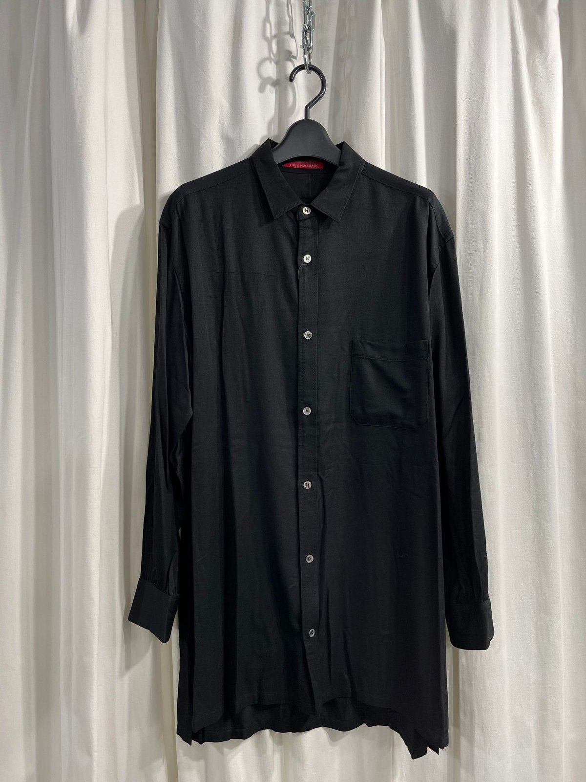Y,s for men YOHJI YAMAMOTO赤タグ 長袖シャツ ブラウン fit=scale-down,w=1200