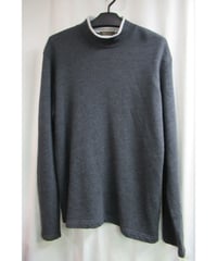 Y's for men yohji yamamoto グレー ハイネックデザインニット ML-T17-162