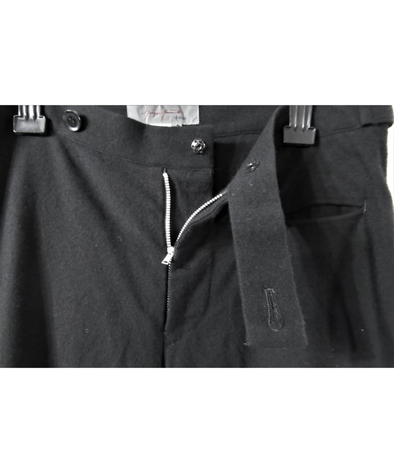 yohji yamamoto+noir クロップドシンプルパンツ ND-P04-101 | L