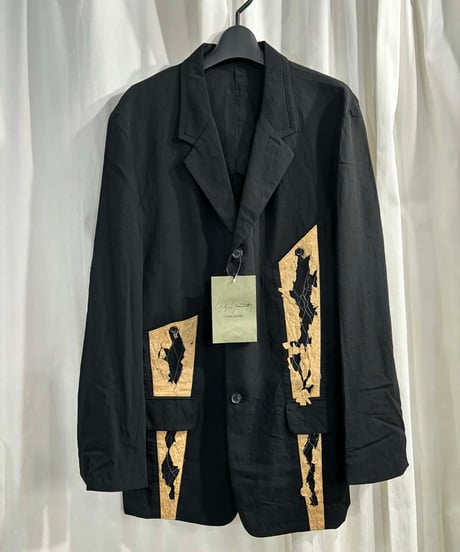 未使用 1999SS yohji yamamoto pour homme vintage デザインジャケット（HC-J73-827）