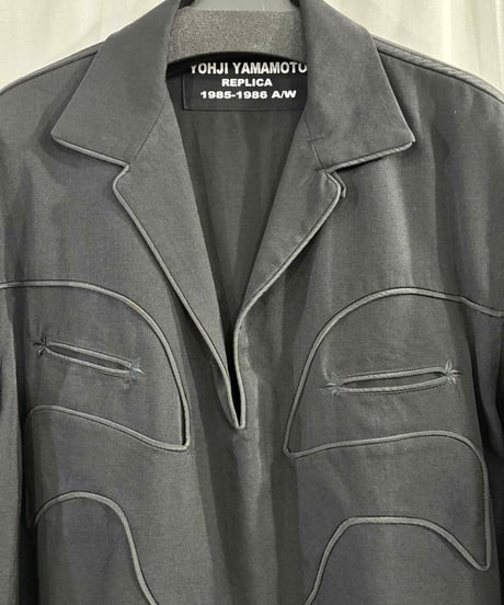 美品 2019AW yohji yamamoto pour homme 1985AW REPLICA プルオーバーシャツ（HC-B11-102）