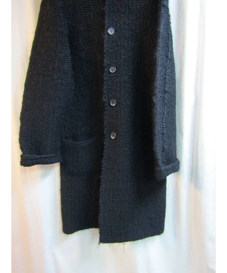 00aw yohji yamamoto pour homme ロングウールニットカーディガン HT-K12-170
