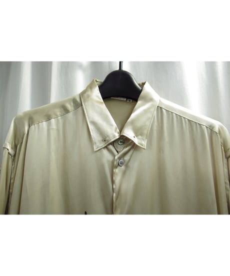 激レア 95aw yohji yamamoto pour homme vintage オリジナル 鹿鳴館 プリントブラウス（HE-B02-820）