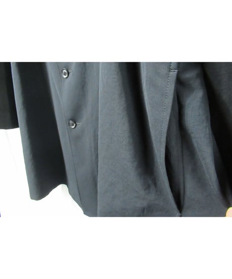 18ss yohji yamamoto pour homme 素材切替えデザイン ラグランスリーブブラウス（HW-B24-809）