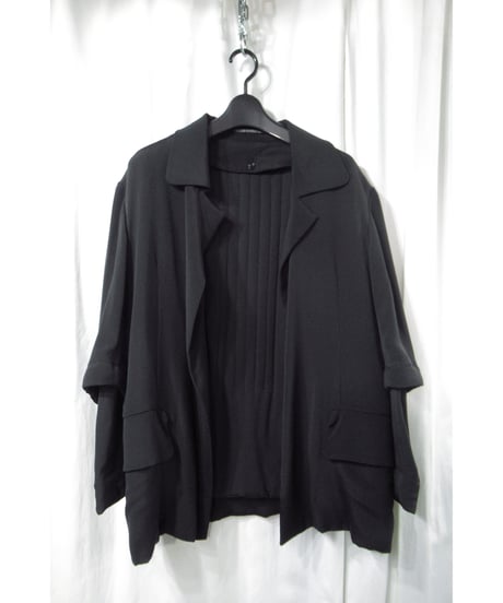 03aw yohji yamamoto femme ボタンレス レイヤードデザインジャケット（FU-J41-426）
