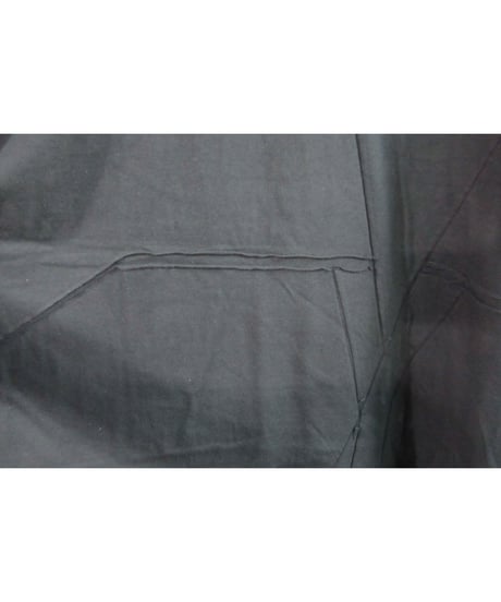 新品 17ss B yohji yamamoto +noir 黒 切り替えデザインカットソー ND-T60-086