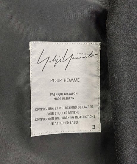 2000AW yohji yamamoto pour homme レイヤードロングコート（HT-C03-151）