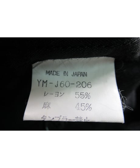 90’s Y’s yohji yamamoto vintage レーヨン 麻 ショートジャケット（YM-J60-206）