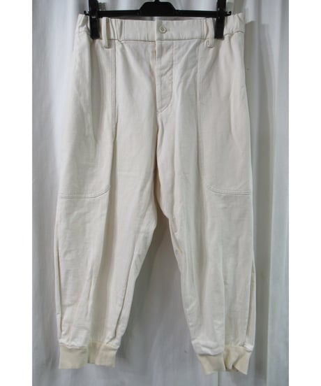 11ss yohji yamamoto pour homme 裾リブ アンクル丈パンツ HO-P45-973