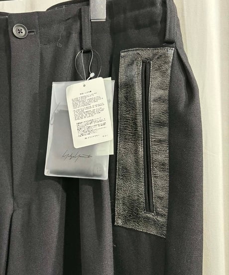 2024AW yohji yamamoto pour homme デザインパンツ（HO-P22-101）