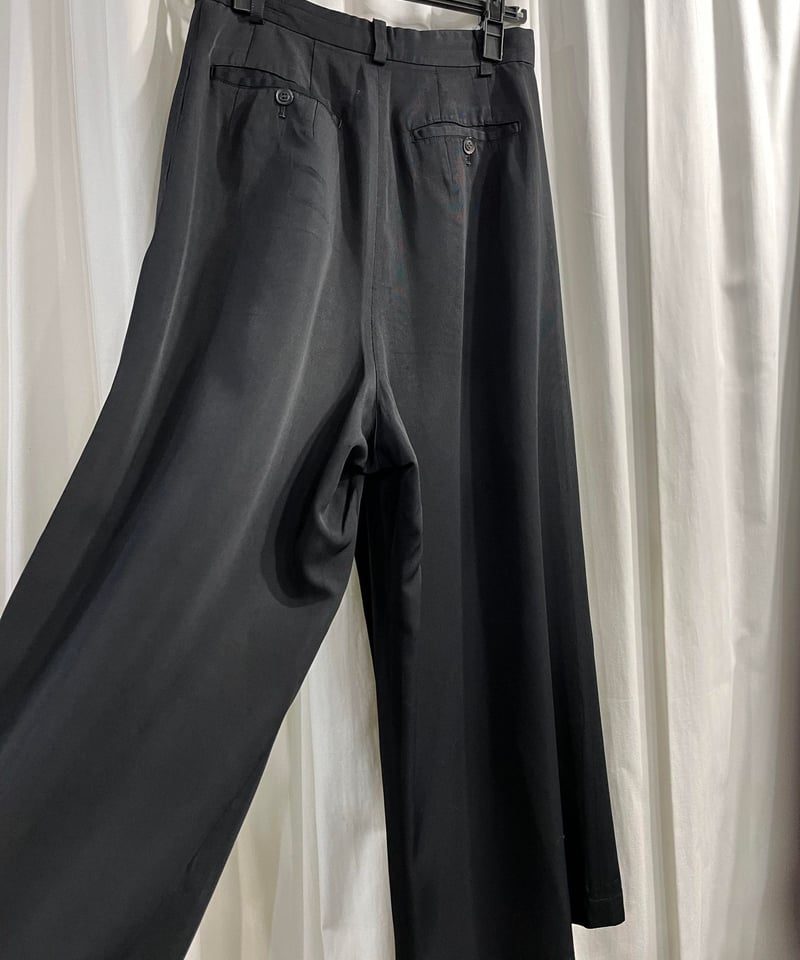 ヨウジヤマモト 94SS ダブルウエスト スーツパンツ Yohji