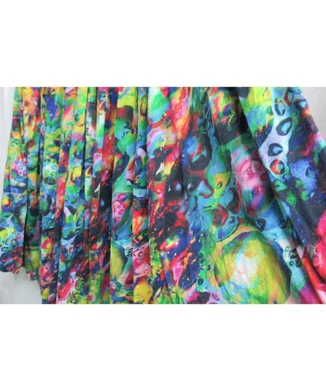 11ss yohji yamamoto femme プリントスカート（FO-T71-655）