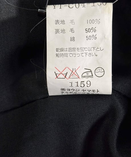 Y's yohji yamamoto ロングコート（YT-C04-100）