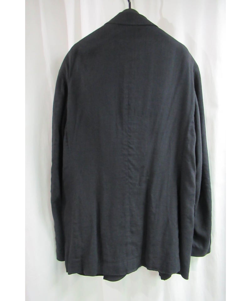 Yohji Yamamotoボタンレスジャケット Y's for men yohji yamamoto ボタンレス ステッチデザインジャケット
