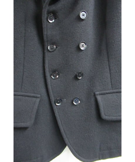 13aw yohji yamamoto pour homme へちま襟 ダブルショートジャケット HQ-J43-131