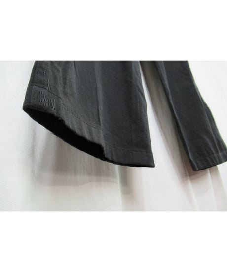 Y’s for men yohji yamamoto ウエストレザー切替え  バックポケットデザイン ストレートワイドパンツ（ML-P08-220）