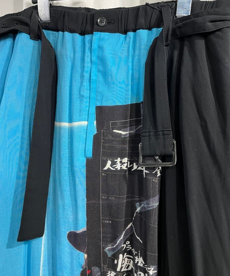2019SS BLACK Scandal yohji yamamoto ラップスカート（HH-S08-819）