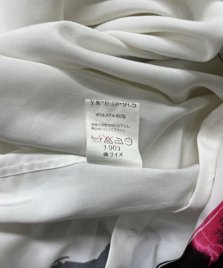 Y's yohji yamamoto プリントブラウス（YK-B03-905）