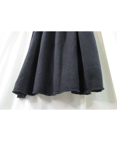 Y's yohji yamamoto ウエストゴムシャーリング ニットロングスカート（YS-K18-187）